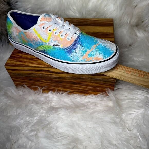 Vans Off The Wall 507698 Color Splash Low Top Retro 80s Men's 9 Woman’s Sz 10.5 - Picture 10 of 11